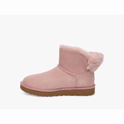 Botas UGG Classic Bling Mini Mulher Rosa | PT-GLOUH